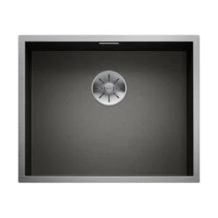 BLANCO Unterbaubecken ZEROX 500-U Edelstahl Dark Steel