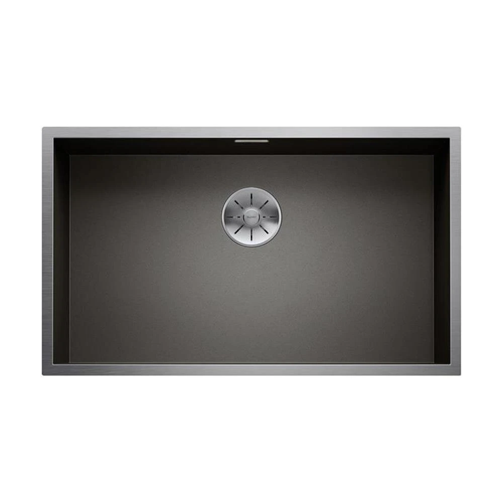 BLANCO Unterbaubecken ZEROX 700-U Edelstahl Dark Steel 1 BLANCO Unterbaubecken ZEROX 700-U Edelstahl Dark Steel