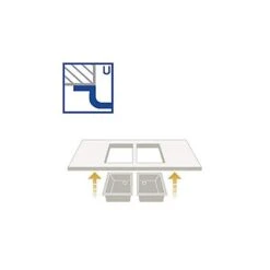 BLANCO Unterbauspüle ANDANO 400/400-U Edelstahl Seidenglanz | InFino Ablauf | 522987 -Spulen Pro Verkauf blanco unterbauspuele andano 400 400 u edelstahl seidenglanz infino ablauf 5229876