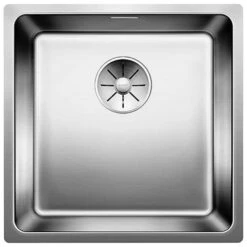 BLANCO Unterbauspüle ANDANO 400-U Edelstahl Seidenglanz | InFino Ablauf | 522959