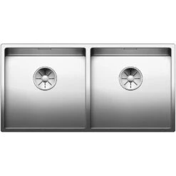 BLANCO Unterbauspüle CLARON 400/400-U Edelstahl | InFino Ablauf