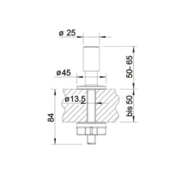 BLANCO Zugknopf Rund, Für Ablauffernbedienung -Spulen Pro Verkauf blanco zugknopf rund fuer ablauffernbedienung3