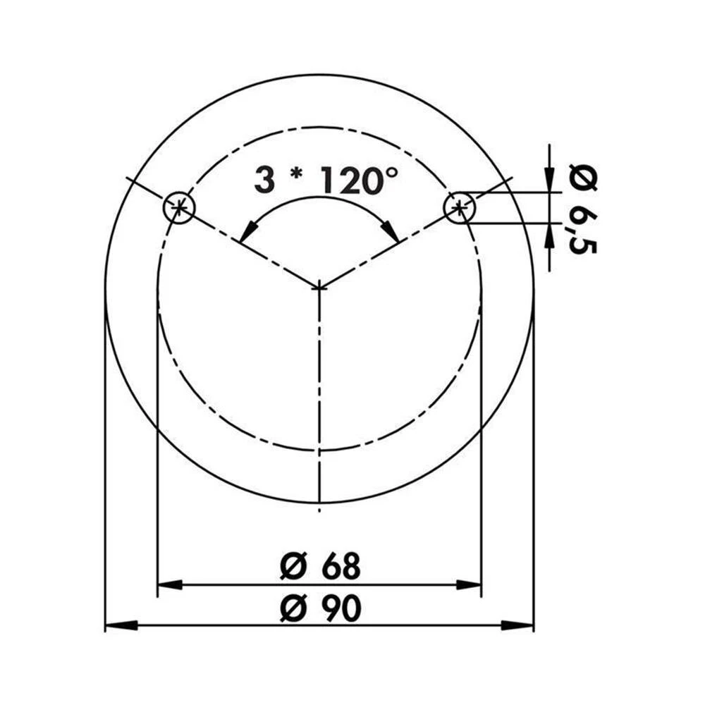 Capitello 3, Konsole, H 183 Mm, Rohr-Ø 45 Mm 2 Capitello 3, Konsole, H 183 Mm, Rohr-Ø 45 Mm – Bild 2