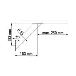 Capitello 3, Konsole, H 183 Mm, Rohr-Ø 45 Mm 5 Capitello 3, Konsole, H 183 Mm, Rohr-Ø 45 Mm -Spulen Pro Verkauf capitello 3 konsole h 183 mm rohr r 45 mm3