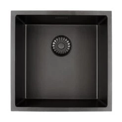 Caressi Einbauspüle Black Und White Line CAGRPP40-TU 45 X 45 Cm