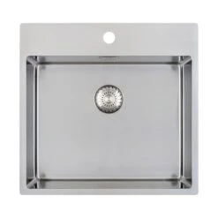 Caressi Einbauspüle CAPPR10 CAPP50KR10 54 X 52 Cm Edelstahl