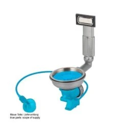 Caressi Upgrade CA505WRBW Ablaufgarnitur Auf Excenterbedienung (Zugknopf) Black/White -Spulen Pro Verkauf caressi upgrade ca505wrbw ablaufgarnitur auf excenterbedienung zugknopf black white3