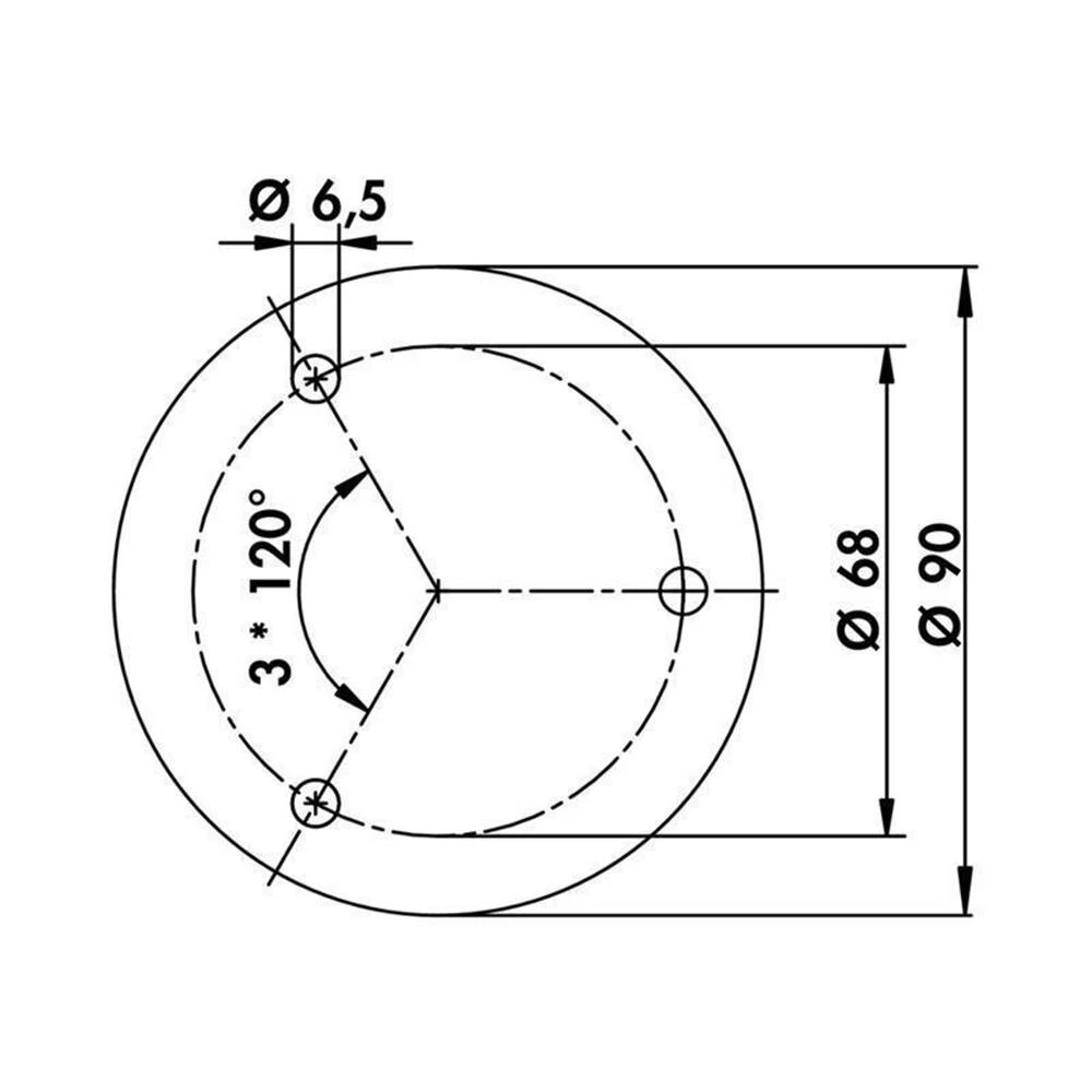 Colonna, Stützfuß, Edelstahl 2 Colonna, Stützfuß, Edelstahl – Bild 2