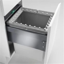 Naber Cox® Base 460 R/400-1, Abfallsammler Für Frontauszüge, Hellgrau, H 460