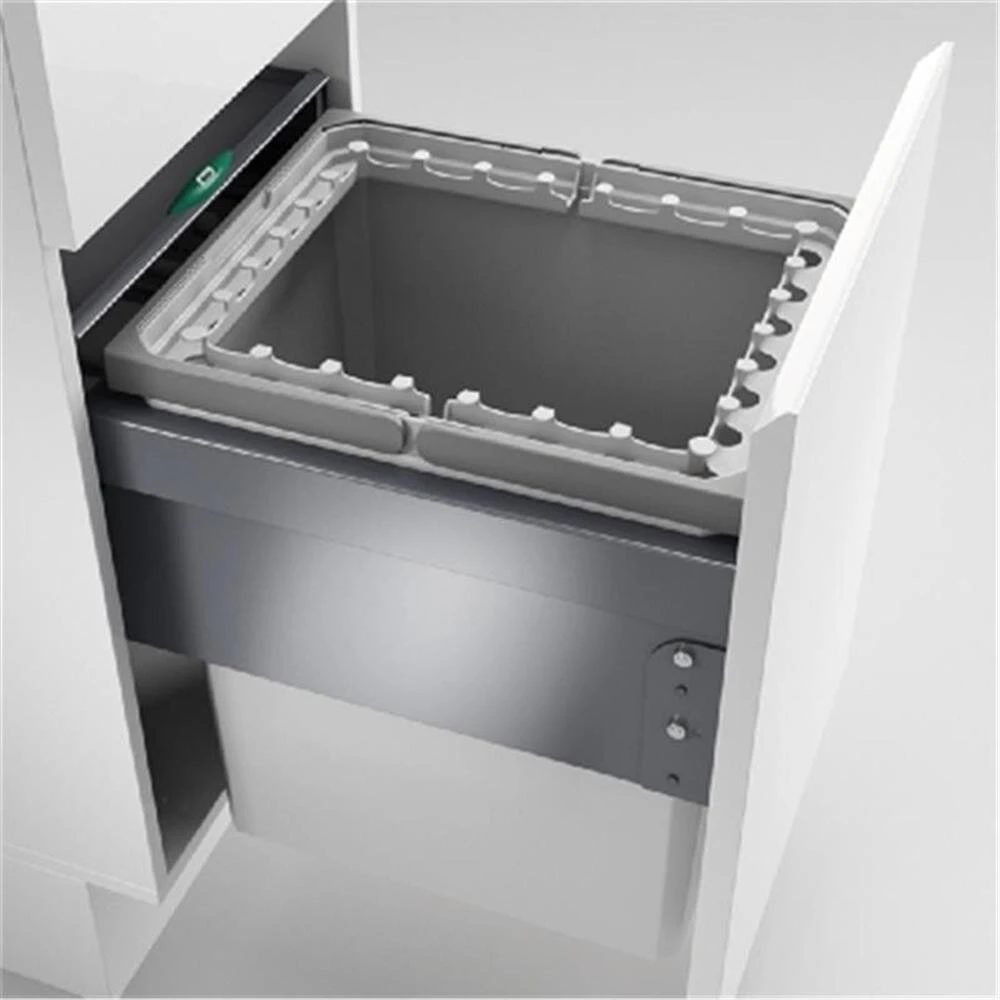 Naber Cox® Base 460 R/400-1, Abfallsammler Für Frontauszüge, Hellgrau, H 460 1 Naber Cox® Base 460 R/400-1, Abfallsammler Für Frontauszüge, Hellgrau, H 460