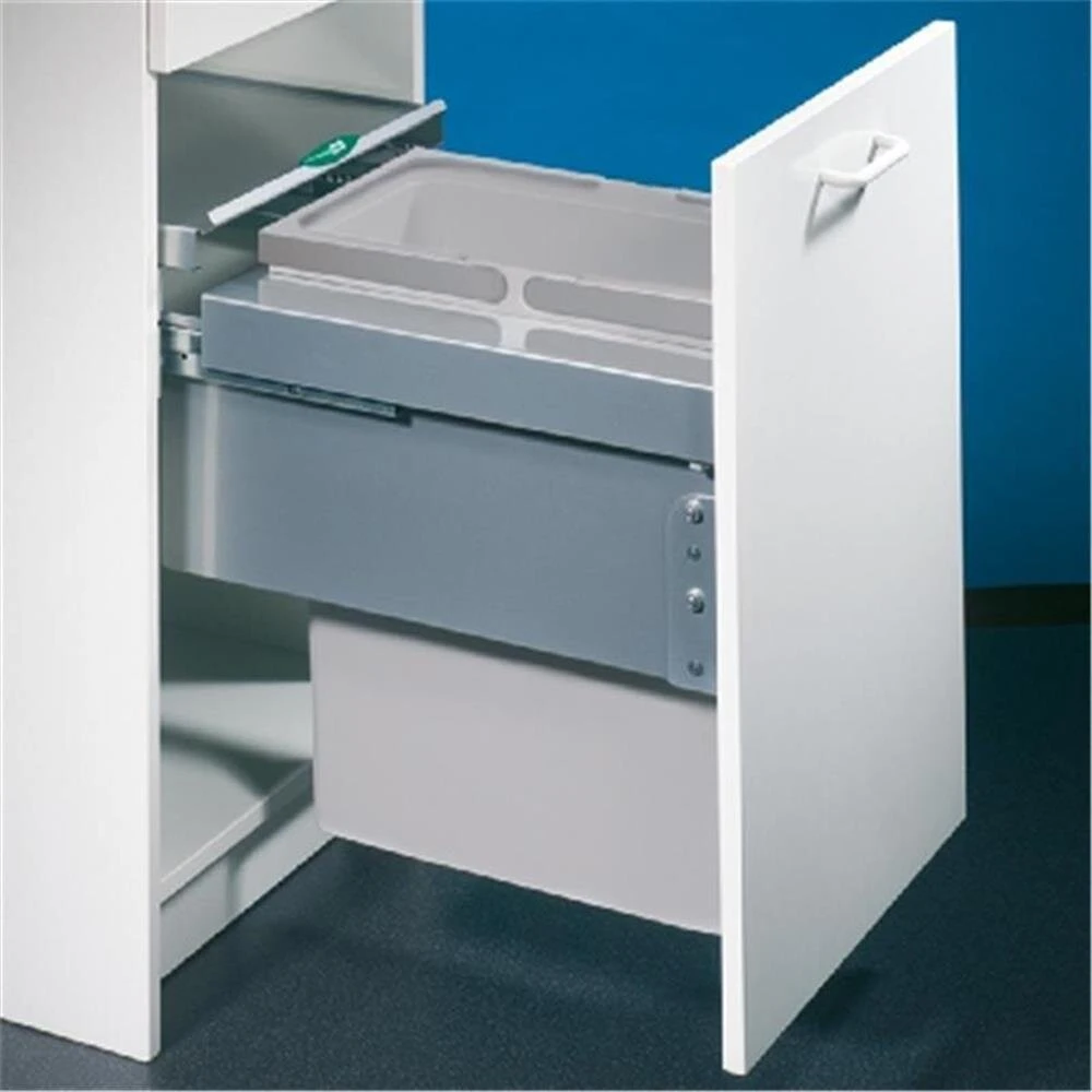 Naber Cox® Base 460 S/400-1, Abfallsammler Für Frontauszüge, Hellgrau 1 Naber Cox® Base 460 S/400-1, Abfallsammler Für Frontauszüge, Hellgrau