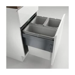 Naber Cox® Base 460 S/500-3, Abfallsammler Für Frontauszüge, Hellgrau