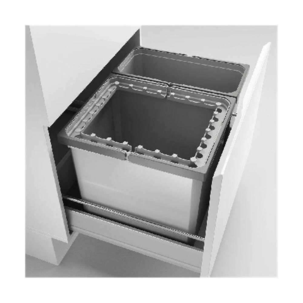 Naber Cox® Box 360 S/600-2, Abfallsammler Für Vorhandene Auszüge, Hellgrau 1 Naber Cox® Box 360 S/600-2, Abfallsammler Für Vorhandene Auszüge, Hellgrau