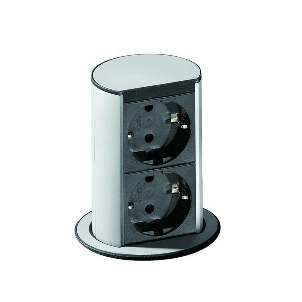 Bachmann Elevator USB, Versenkbares Steckdosenelement, Edelstahlfarbig 1 Bachmann Elevator USB, Versenkbares Steckdosenelement, Edelstahlfarbig