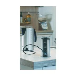 EVOline Port 2, Versenkbares Steckdosenelement, Mit 3 Schukosteckdosen, Deckel Edelstahl Massiv -Spulen Pro Verkauf evoline port 2 versenkbares steckdosenelement mit 3 schukosteckdosen deckel edelstahl massiv3