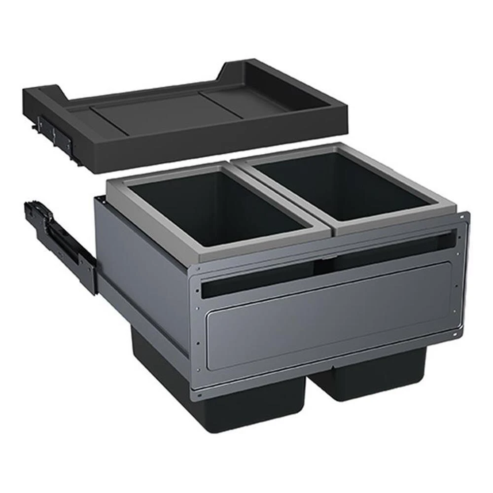 Franke Einbau-Abfallsammler Sorter FX 60 Frontauszug Abfalltrennung 2-fach 1 Franke Einbau-Abfallsammler Sorter FX 60 Frontauszug Abfalltrennung 2-fach