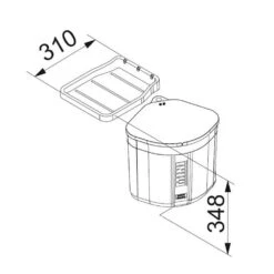 Franke Einbau-Abfallsammler Sorter Mini -Spulen Pro Verkauf franke einbau abfallsammler sorter mini3
