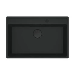 Franke Einbaubecken Maris MRG 210-72 A Fragranit Flächenbündig Einbaubar, Black Matt - Black Collection
