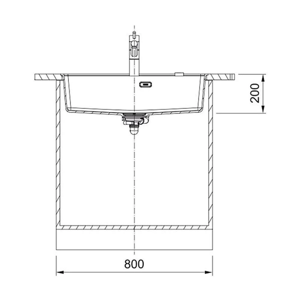 Franke Einbaubecken Maris MRG 210-72 A Fragranit Flächenbündig Einbaubar, Black Matt - Black Collection 4 Franke Einbaubecken Maris MRG 210-72 A Fragranit Flächenbündig Einbaubar, Black Matt - Black Collection – Bild 4