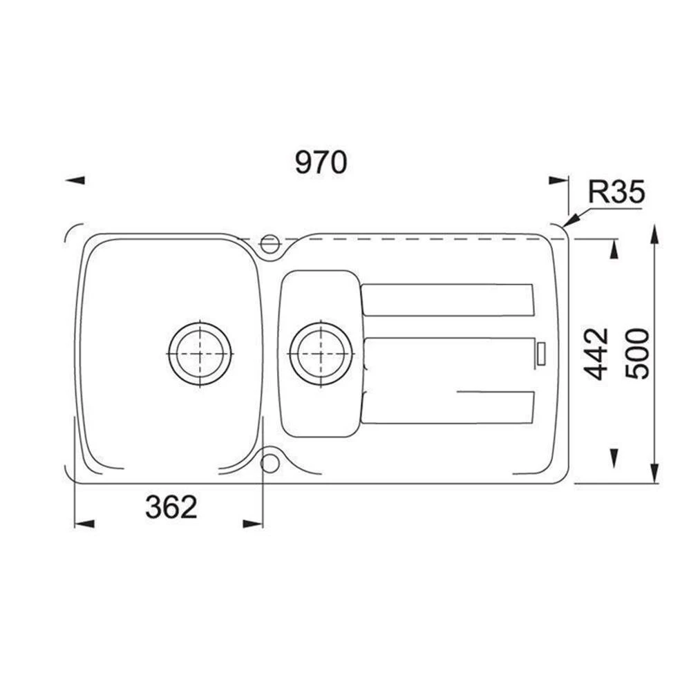 Franke Einbauspüle Antea AZG 651 Fragranit+ 2 Franke Einbauspüle Antea AZG 651 Fragranit+ – Bild 2
