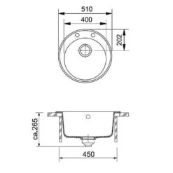 Franke Einbauspüle Pamira ROG 610-41 Fragranit+, Stopfenventil -Spulen Pro Verkauf franke einbauspuele pamira rog 610 41 fragranit stopfenventil3