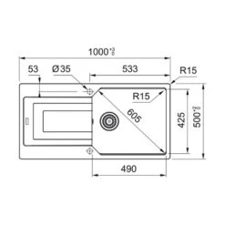 Franke Einbauspüle Urban UBG 611-100 Fragranit -Spulen Pro Verkauf franke einbauspuele urban ubg 611 100 fragranit3