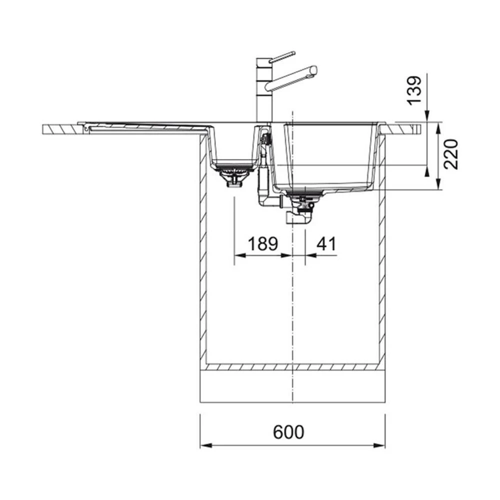 Franke Einbauspüle Urban UBG 651-100 Fragranit Black Matt - Black Collection 3 Franke Einbauspüle Urban UBG 651-100 Fragranit Black Matt - Black Collection – Bild 3