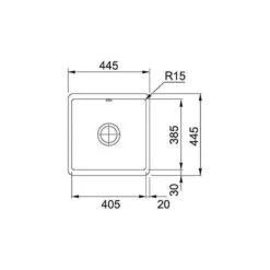 Franke Unterbaubecken Kubus KBK 110-40 Fraceram, Druckknopfventil -Spulen Pro Verkauf franke unterbaubecken kubus kbk 110 40 fraceram druckknopfventil3