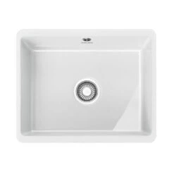 Franke Unterbaubecken Kubus KBK 110-50 Fraceram, Druckknopfventil