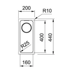Franke Unterbaubecken Mythos MYX 110-16 Edelstahl Gebürstet -Spulen Pro Verkauf franke unterbaubecken mythos myx 110 16 edelstahl gebuerstet3
