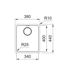 Franke Unterbaubecken Mythos MYX 110-34 Edelstahl Gebürstet -Spulen Pro Verkauf franke unterbaubecken mythos myx 110 34 edelstahl gebuerstet3