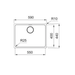 Franke Unterbaubecken Mythos MYX 110-55 Edelstahl Gebürstet -Spulen Pro Verkauf franke unterbaubecken mythos myx 110 55 edelstahl gebuerstet 13