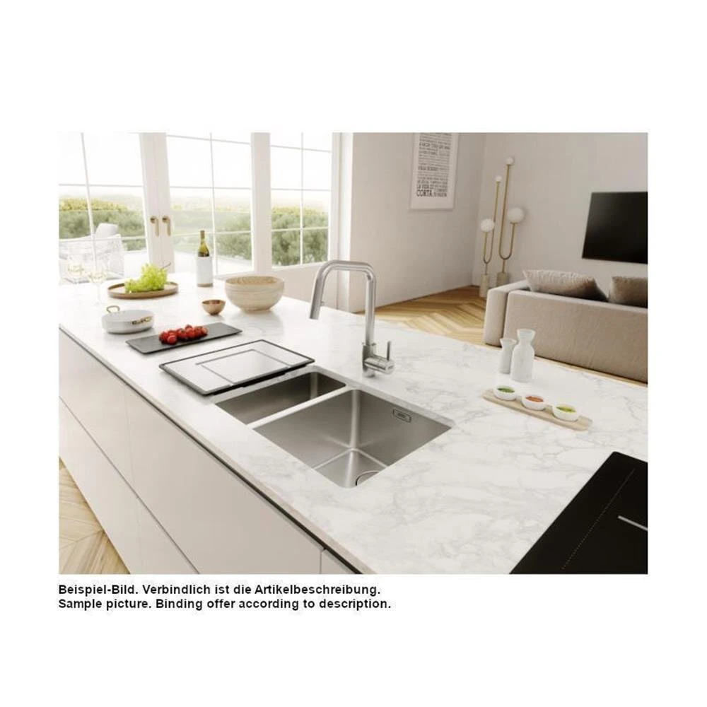 Franke Unterbaubecken Mythos MYX 160-34-16 Edelstahl 2 Franke Unterbaubecken Mythos MYX 160-34-16 Edelstahl – Bild 2