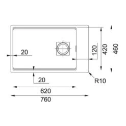 Franke Unterbauspüle Kubus 2 KNG 110-62 Fragranit+ -Spulen Pro Verkauf franke unterbauspuele kubus 2 kng 110 62 fragranit 3