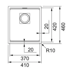 Franke Unterbauspüle Kubus 2 KNG 110-62 Fragranit+ Black Matt - Black Collection -Spulen Pro Verkauf franke unterbauspuele kubus 2 kng 110 62 fragranit black matt black collection3