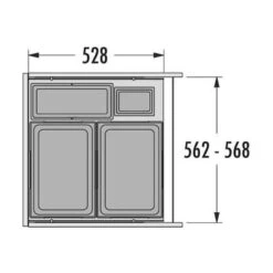 Hailo Abfallsammler 3619621 Euro Cargo 600 38/38/12/D/2,5 -Spulen Pro Verkauf hailo abfallsammler 3619621 euro cargo 600 38 38 12 d 254