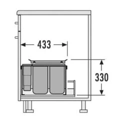 Hailo Abfallsammler 3630601 XXL 600 18/D/8,5/8,5/P/P -Spulen Pro Verkauf hailo abfallsammler 3630601 xxl 600 18 d 85 85 p p3