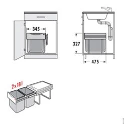 Hailo Abfallsammler 3641121 Raumspar Tandem 18/18 -Spulen Pro Verkauf hailo abfallsammler 3641121 raumspar tandem 18 183