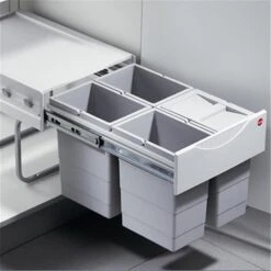 Hailo Abfallsammler 3643141 Raumspar Tandem 8,5/8,5/8,5/8,5/D