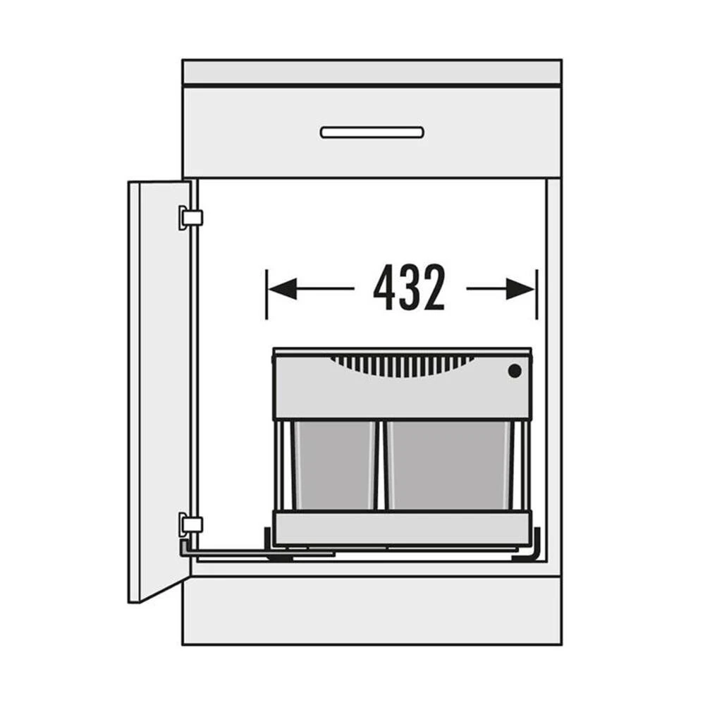 Hailo Abfallsammler 3644821 Raumspar Tandem S Plus 18/12 4 Hailo Abfallsammler 3644821 Raumspar Tandem S Plus 18/12 – Bild 4