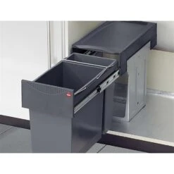 Hailo Abfallsammler 3666111 Tandem 24/7 Dunkelgrau