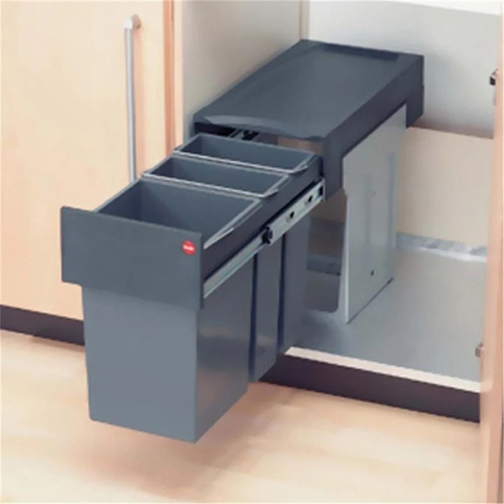 Hailo Abfallsammler 3666191 Terzett 15/7/7 Dunkelgrau 1 Hailo Abfallsammler 3666191 Terzett 15/7/7 Dunkelgrau