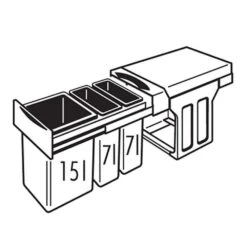 Hailo Abfallsammler 3666191 Terzett 15/7/7 Dunkelgrau 7 Hailo Abfallsammler 3666191 Terzett 15/7/7 Dunkelgrau -Spulen Pro Verkauf hailo abfallsammler 3666191 terzett 15 7 7 dunkelgrau3
