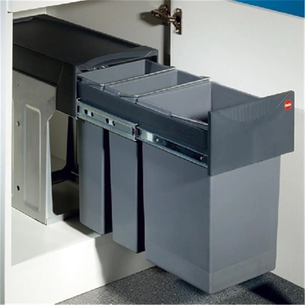 Hailo Abfallsammler 3666191 Terzett 15/7/7 Dunkelgrau 4 Hailo Abfallsammler 3666191 Terzett 15/7/7 Dunkelgrau – Bild 4