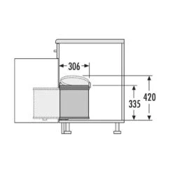 Hailo Abfallsammler Big Box 15 -Spulen Pro Verkauf hailo abfallsammler big box 153