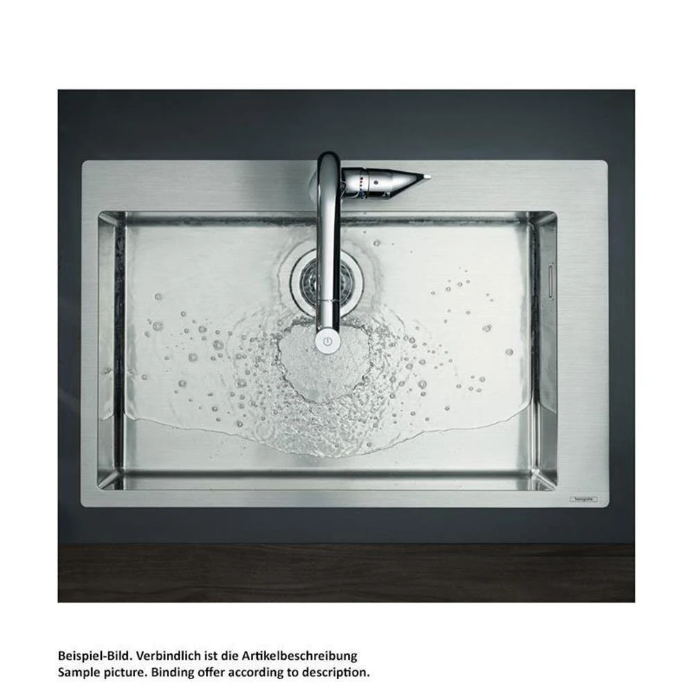 Hansgrohe Einbauspüle 660 S711-F660 | Edelstahl 2 Hansgrohe Einbauspüle 660 S711-F660 | Edelstahl – Bild 2
