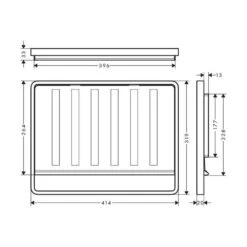 Hansgrohe Mobile Abtropffläche F17 | Edelstahl -Spulen Pro Verkauf hansgrohe mobile abtropfflaeche f17 edelstahl4