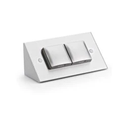 Thebo Mira WA1, Aufbausteckdosenelement, Edelstahl