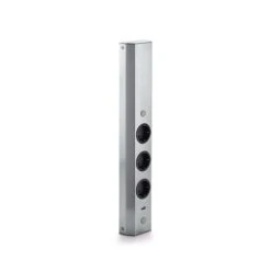Thebo Mira Wand Small USB, Steckdosenelement, Edelstahl