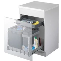 Müllex Boxx 55/60, Abfallsammler Für Frontauszüge, Anthrazit